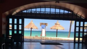 2022 Turks & Caicos, view off the ocean from the bar