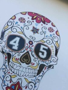 2018 Cancun, 45 Skull image