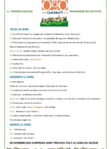 2025 Opio Program of Festivities