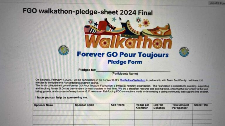 2025 Sedona Walkathon Info