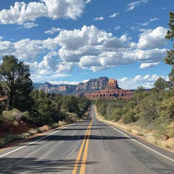 2024 Sedona, marathon scenery