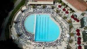 2025 Opio, XGOs in white around the pool
