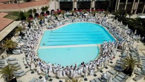 2025 Opio, XGOs in white around the pool
