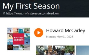 My First Season Podcasts, May 01, 2023 Howard McCarley
